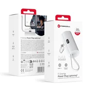 Forcell F-Energy Power Plug Powerbank 5000 mAh 20W Lightning PD Bijela
