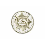 shumee Našitek Host IHS - bledo zlata - likalnik/termo zapečatena podlaga - vezen našitek/značka/emblem