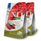 Farmina N&D dog GF QUINOA Medium/Maxi Skin & Coat Duck 2 x 7 kg