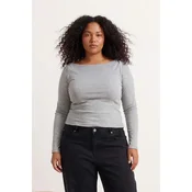 Trendyol Curve Ženska bluza Tbbaw26Af00093, Siva