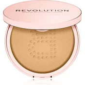 Makeup Revolution Conceal & Fix prozirni puder u prahu vodootporno nijansa Deep Honey 13 g