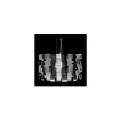 LUXERA 18041 - Luster na sajli ZIGZAG 1xE27/100W/230V