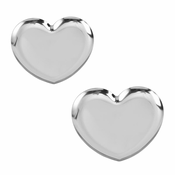 INF Nordijska lahka luksuzna kovinska srčasta posoda za nakit - set 2 Silver, (5000158069)