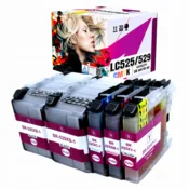Inkdigo tusz LC525/529 kompatybilny z Brother DCP-J100 MFC-J200 DCP-J105 Certyfikat TÜV