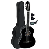 Kitara Pure črna klasična 3/4 basic set PS510.176 Gewa
