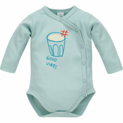Pinokio Bodysuit Buttoned Long Sleeve Orange Flip
