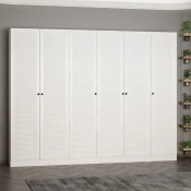 Hanah Home Ormar za hodnik Noah 8461, 270x210x35 cm, Beli