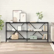 Konzolna stolica Crni hrast 160 x 30 x 75 cm Konstruirano drvo