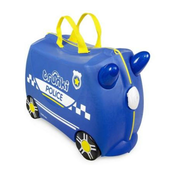 Trunki putni kofer na kotačima policijski auto