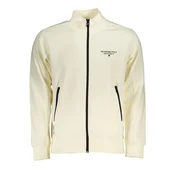 US GRAND POLO MEN'S WHITE ZIP SWEATSHIRT