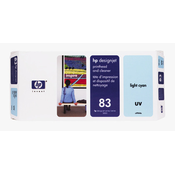 HP No 83 UV Lt Cyan PH and Cleaner For use only in  DesignJet 5000 or  5000PS printers.  Contains a printhead  and printhead cleaner. (C4964A)