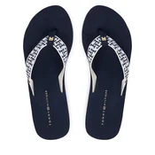 Japonke Tommy Hilfiger Wedge Summer Sandal Mono FW0FW09698 Mornarsko modra