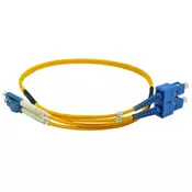 Extralink Patchcord LC/UPC-SC/UPC SM Simplex 3.0mm 0.5m