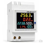 slomart Qoltec enofazni merilnik porabe energije, 230V, 100A, DIN letev