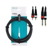 Gewa dvojni kabel Basic Line 6m 190.220
