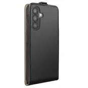AVIZAR Denarnica za Galaxy A56, vertikalna preklopna torbica z magnetnim jezičkom, Črna, (5000190007)
