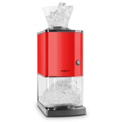 OneConcept Icebreaker, rdeča, drobilec ledu moči 15 kg/h, prostornine 3,5 l, s posodo za led, nerjaveče jeklo