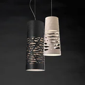 Foscarini Tress mini viseča luč, bela - Dnevna soba/jedilnica - Dizajn