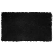 Tepih od umjetne ovcje kože TAFALLA Crna 100 x 200 cm Poliester