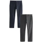 Next Chino hlače modra/siva