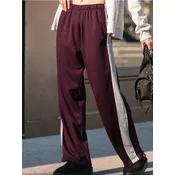 Sinsay - Wide leg pantalone - burgundy