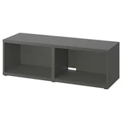 BESTA TV stalaža, tamnosiva, 120x40x38 cm