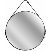Okruglo ogledalo na remenu Loft 60 cm