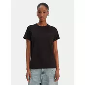PATRIZIA PEPE WOMEN'S SHORT SLEEVE T-SHIRT BLACK