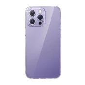 Maska Baseus prozirna zaštitna futrola Crystal Clear za iPhone 14 Pro Max (proziran) + kaljeno staklo + set za cišcenje (6932172627713)