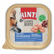 RINTI Leichte Beute piščanec in perutninska srca v posodici 300 g