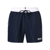 BOSS Kupace hlace Starfish morsko plava / bijela