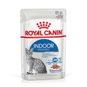 36 + 12 gratis! Royal Canin hrana za mačke 48 x 85 g - Indoor Sterilised v želeju (48 x 85 g)