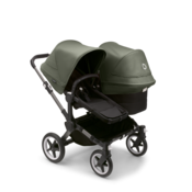 Bugaboo Donkey 5 Duo Graphite/Midnight Black - Forest Green