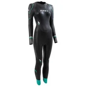 Zone3 womens advance wetsuit black/turquoise xl