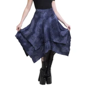 Žensko krilo KILLSTAR x CORPSE BRIDE - Hauntly Maiden - Black/Blue- KSRA012399