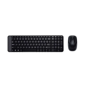 Logitech MK220 bežična tipkovnica+miš, USB, crna (920-003256)