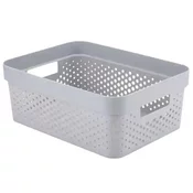 Korpa za veš od PP siva 36x27x14cm