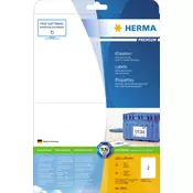 Etikete 210x148 A4/2 1/25 bela