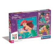 shumee Puzzle 3x48 Super barvne princese
