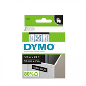 Dymo originalna traka za ispis naljepnica, Dymo, 45014, S0720540, plavi ispis/bijela pozadina, 7m, 12mm, D1