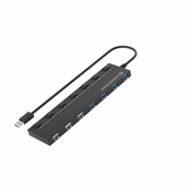 Conceptronic HUBBIES09BP sučelje čvorišta USB 3.2 Gen 1 (3.1 Gen 1) Type-A 5000 Mbit/s Crno