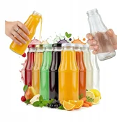 shumee 10 steklenic za sadne sokove 300 ml, kozarci za sokove in medene marmelade 10 kosov.