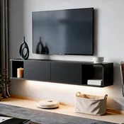 Hanah Home TV komoda Twist LED, 160 cm, antracit