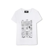 Karl Lagerfeld Kids Majica Z30494 D Bela Regular Fit