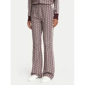 Lacoste Spodnji del trenirke XF9313 Bordo rdeča Regular Fit