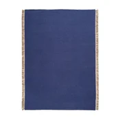Modra ročno tkana preproga iz mešanice bombaža 160x230 cm Channa – Jotex