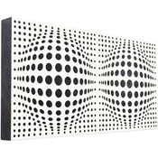 Mega Acoustic FiberPRO120 AcouSphere White/Black Absorbent leseni panel (Poškodovano)