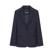 Pull&Bear Sako mornarsko plava