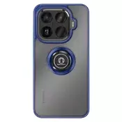 AVIZAR Ohišje za Xiaomi 15T Pro z vrtljivim magnetnim obročem in matiranim zaključkom, Modra, (5000190442)