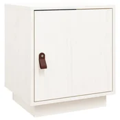 Vidaxl Nočna omarica 40x34x45 cm trdna borovina